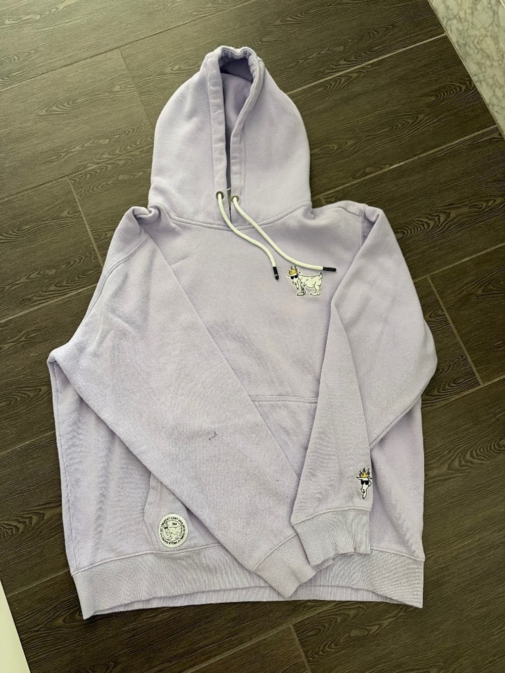 GOAT USA Hoodie, Light Purple